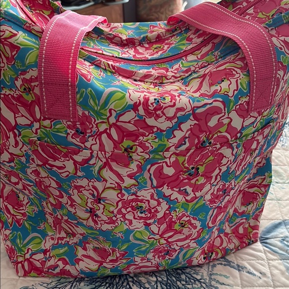 Lilly Pulitzer Insulated Cooler Beach Tote Bag Lucky Charms - Picture 5 of 7